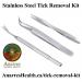 Kit: Stainless Steel Tick Removal