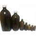 Bottle: Glass Boston Round Amber 5, 10, 15, 30, 100, 250, 500, 1000 ml