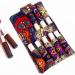 Paisley canvas holder and organizer for ten 10mL roller bottles