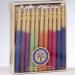 Hanukkah Candle Beeswax Dipped, 45, Multicoloured Box