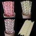 Paper fruit straws:strawberry pineapple watermelon lemon