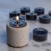 Candle: Beeswax Tealight Without Cup in black