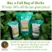 Herbs 30% off by the bag