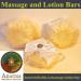 Massage: & Lotion Bar in Frankincense ,Vanilla or Vetiver