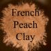 Clay: Peach, French, sold by the gram