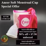 Menstrual Cup: Silicone Aneer Size L only CLEARANCE 50% OFF