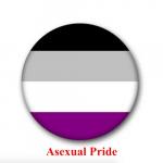 Asexual Pride buttons available at Anarres