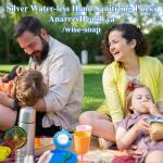 A family having a picnic with Wise Soap to sanitize their hands