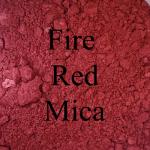 Colour: Mica Mineral Powder fire red