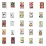 collage of a variety of tarot card stickers 2