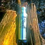 Bottle: Thermos with Wood Top, Water Is Life 3