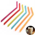 Colours of Straws Silicone Smoothie Straight or Bent