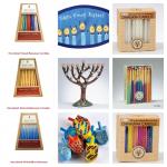 A variety of chanukah candles post