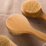 Brush: Wood & Natural Bath & Body, back