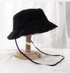 Mask: Cloth Hat with Face Shield, Detachable stand