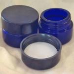 Jar: Glass, Cobalt Blue, Chunky