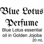 Anarres Blue lotus perfume label