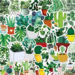 Sticker collage of plants and cacti