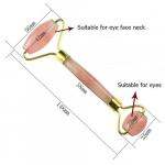 Rose quartz facial roller measurements