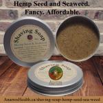 A post about Anarres' shaving soap, Hemp Seed & Sea Weed